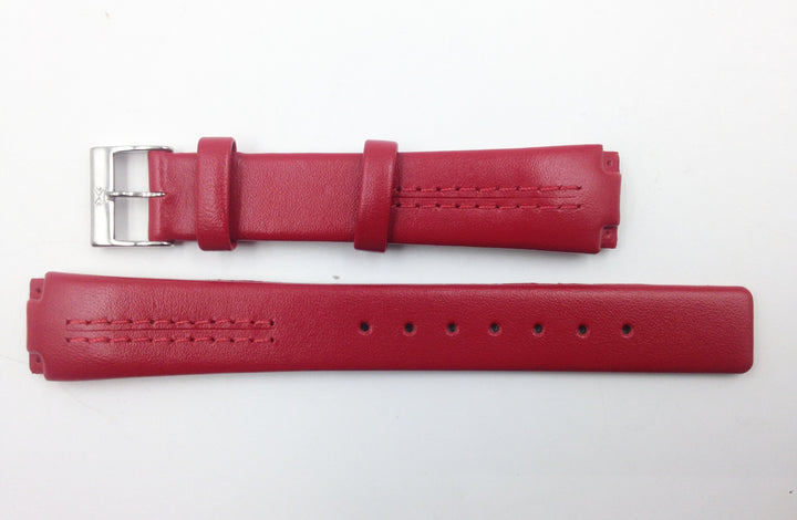 SKAGEN 433SSLR RED LEATHER WATCH STRAP image