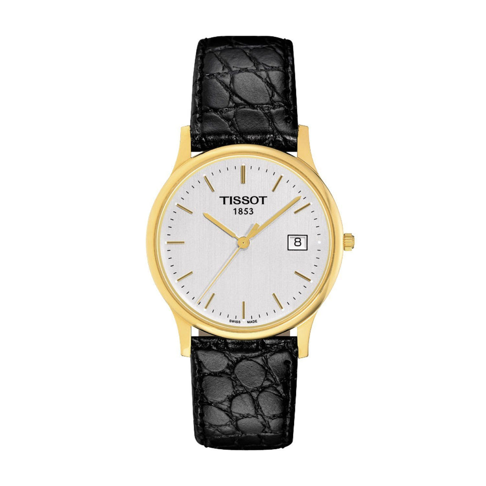 Tissot 18mm Ligne Suede Black Leather Strap image