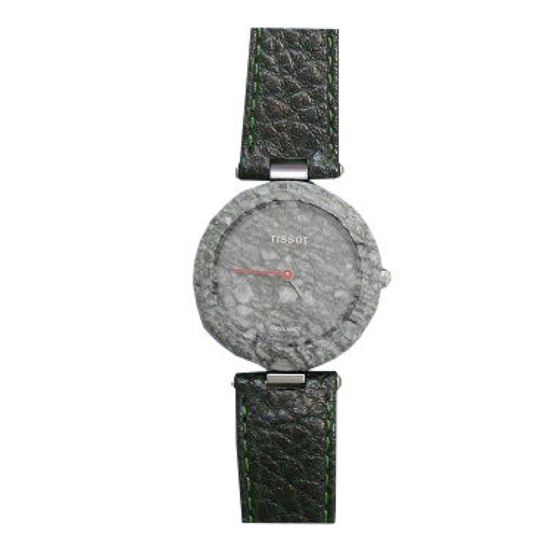 Tissot 16mm Rock Black Leather Strap image