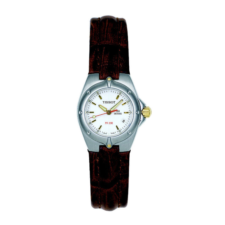 Tissot 16mm PR 200 Brown Leather Strap image