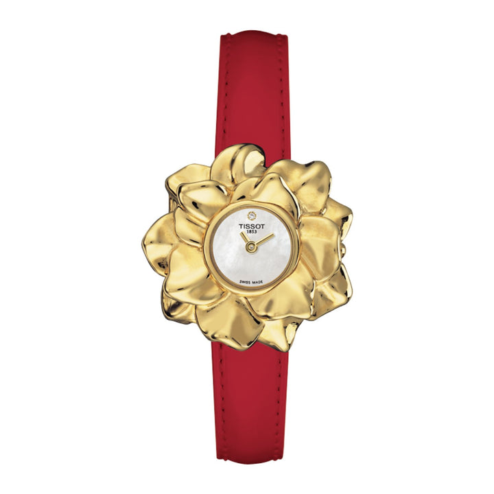 Tissot 11mm Rapunzel Red leather strap image