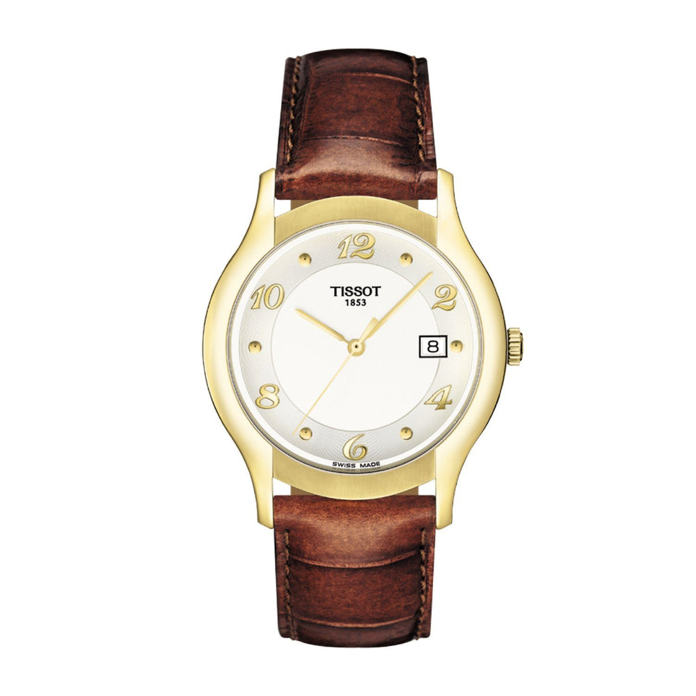 Tissot 19mm Ely Brown Leather Strap image