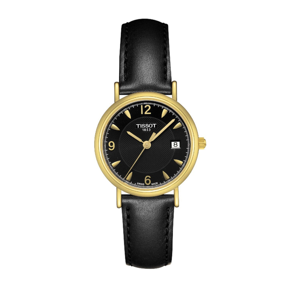 Tissot 13mm Oroville Black Leather Strap image