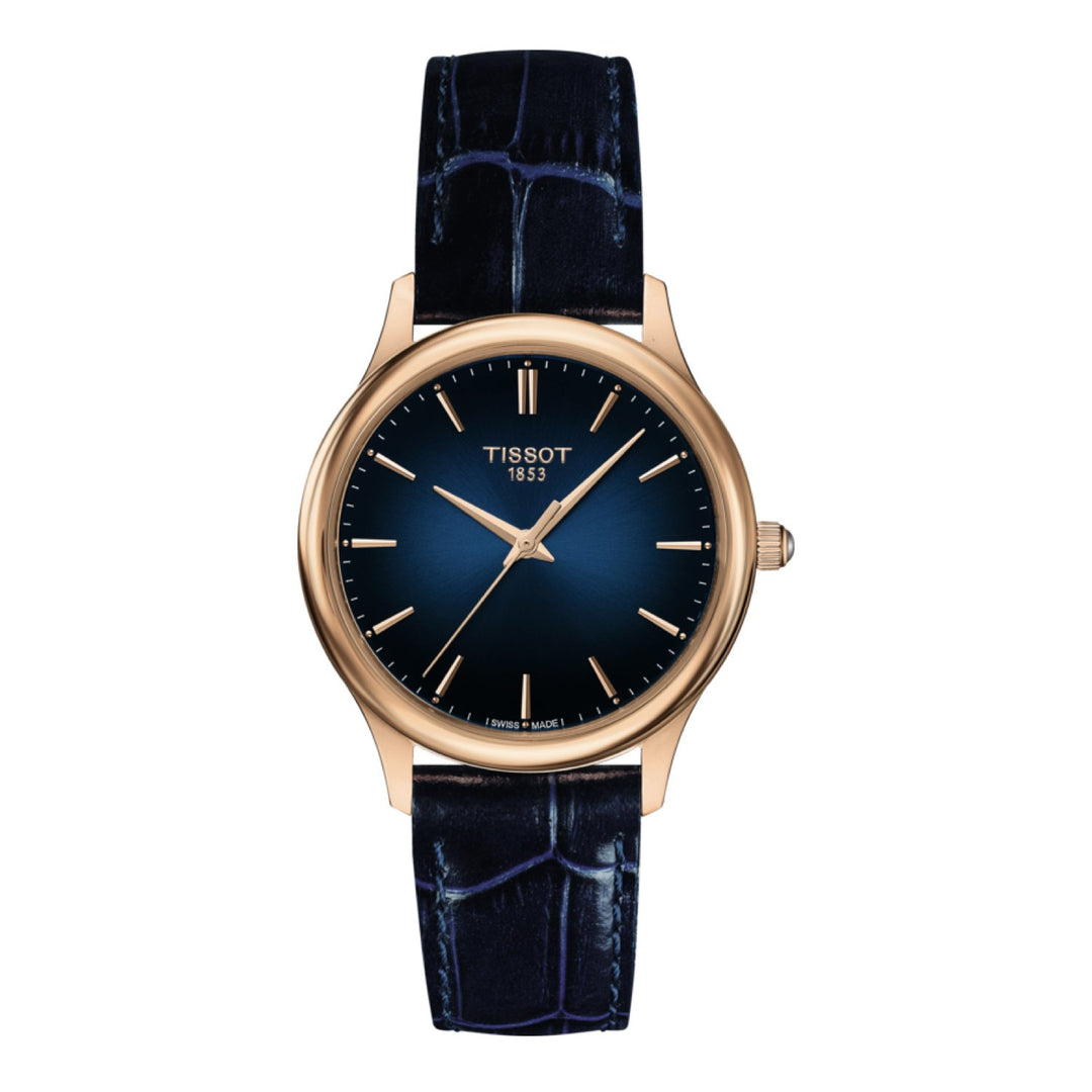 Tissot 16mm Excellence Blue Leather Strap image