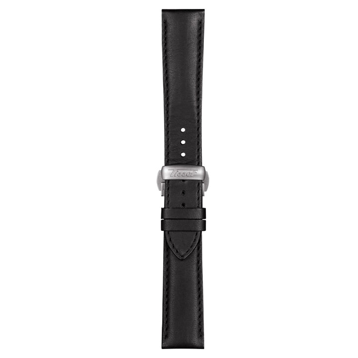 Genuine Tissot 20mm Heritage Black Leather Strap by Tissot