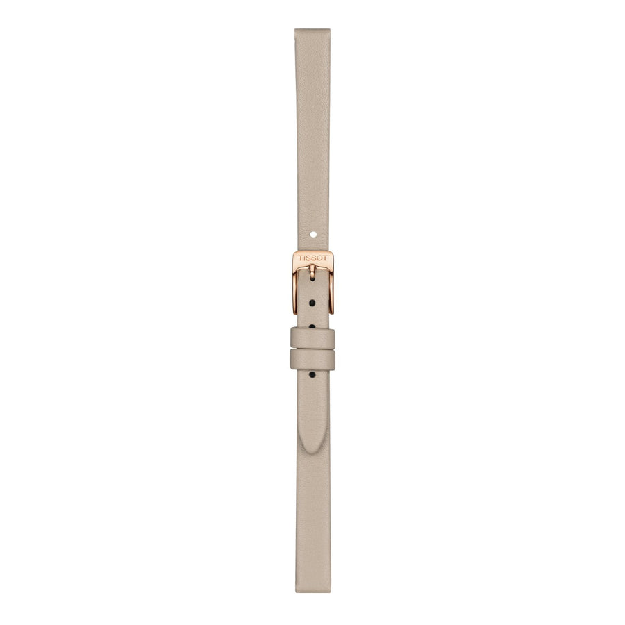 Genuine Tissot 9mm Lovely Beige Leather Strap by Tissot