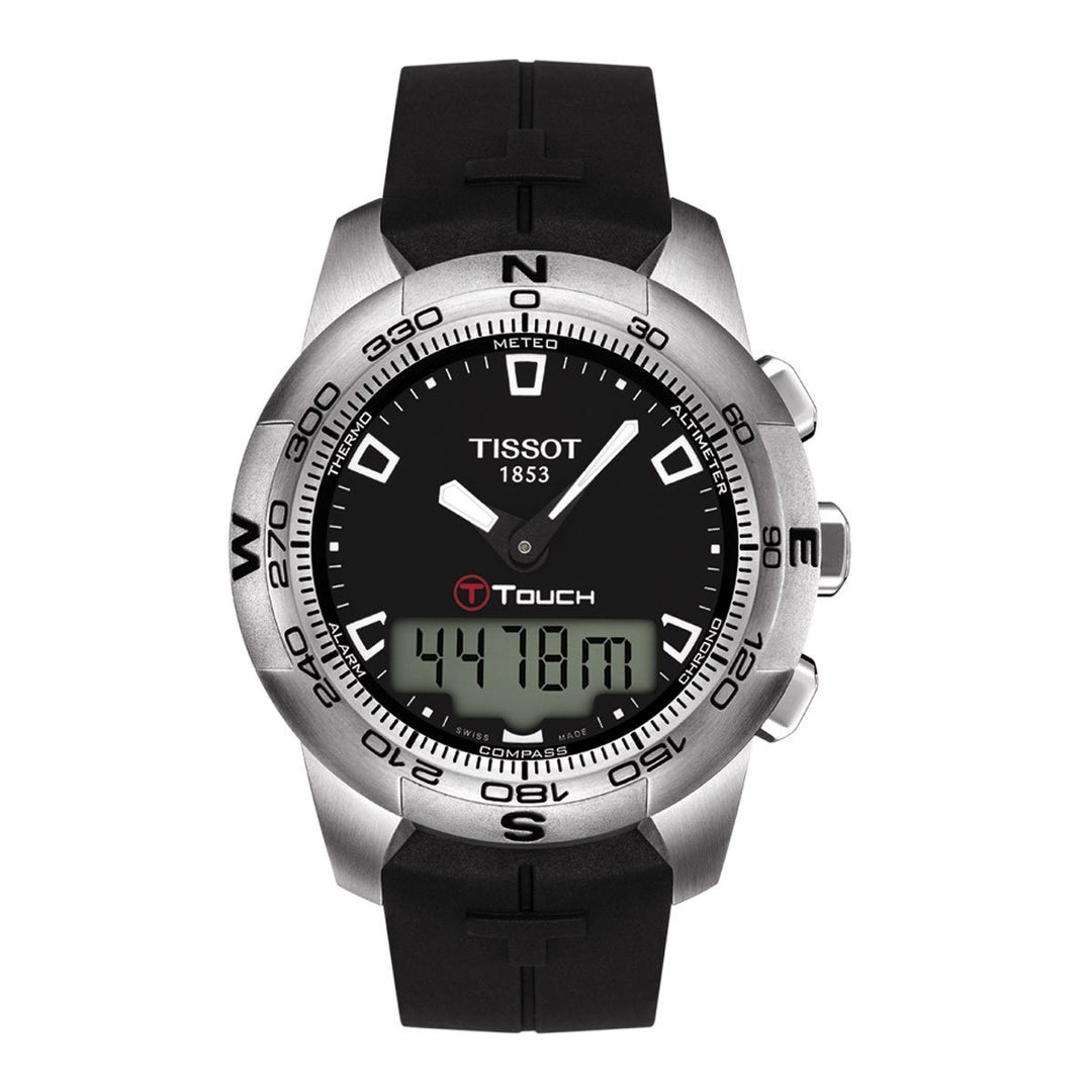 TISSOT T-TOUCH II BLACK RUBBER STRAP image