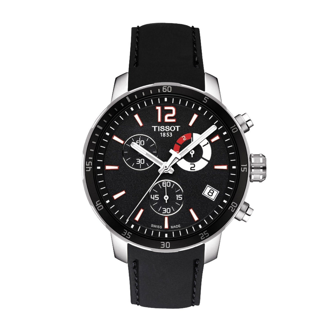 Tissot 19mm Quickster Black Silicone Rubber Strap image