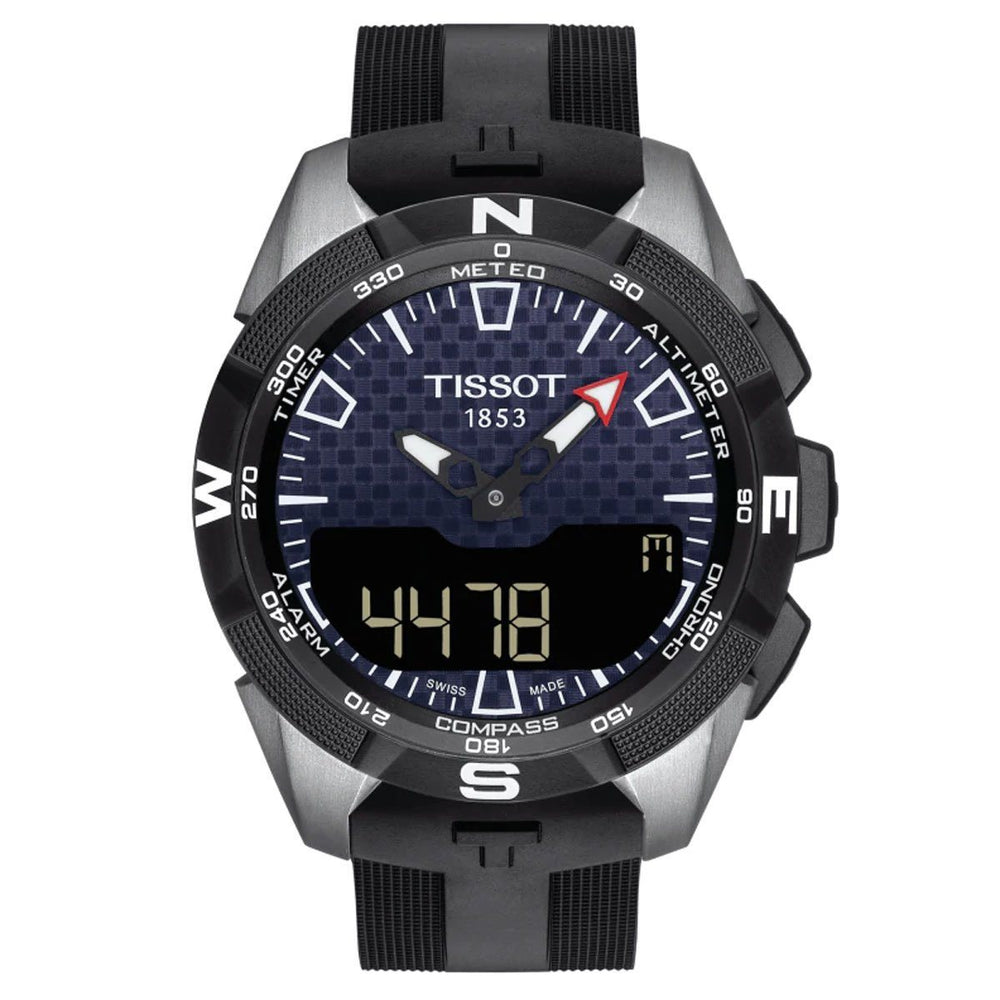 TISSOT T-TOUCH EXPERT SOLAR II BLACK RUBBER STRAP image