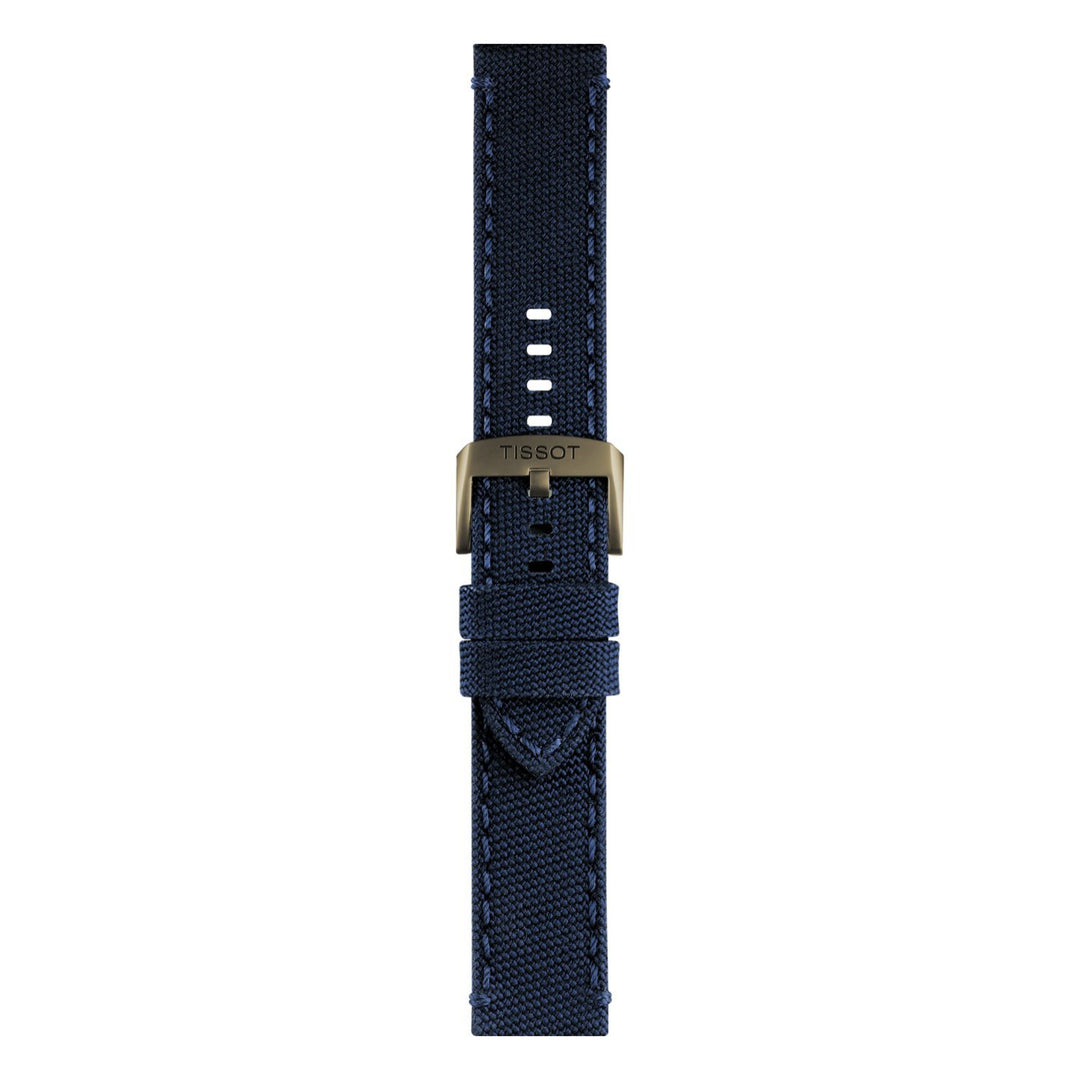 Tissot 22mm Chrono XL Blue Fabric Strap image