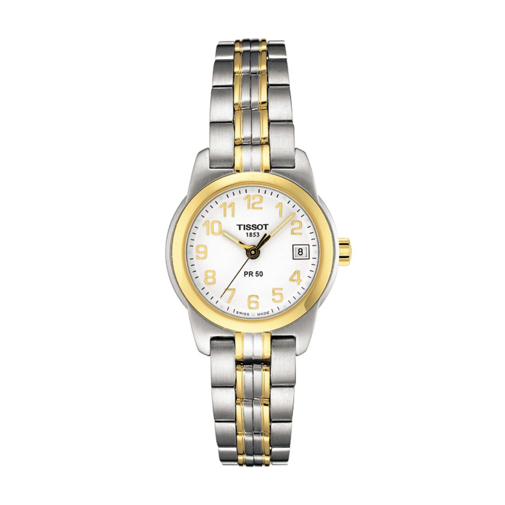 Tissot 12mm PR 50 2000 Two-Tone Coated Steel Bracelet image