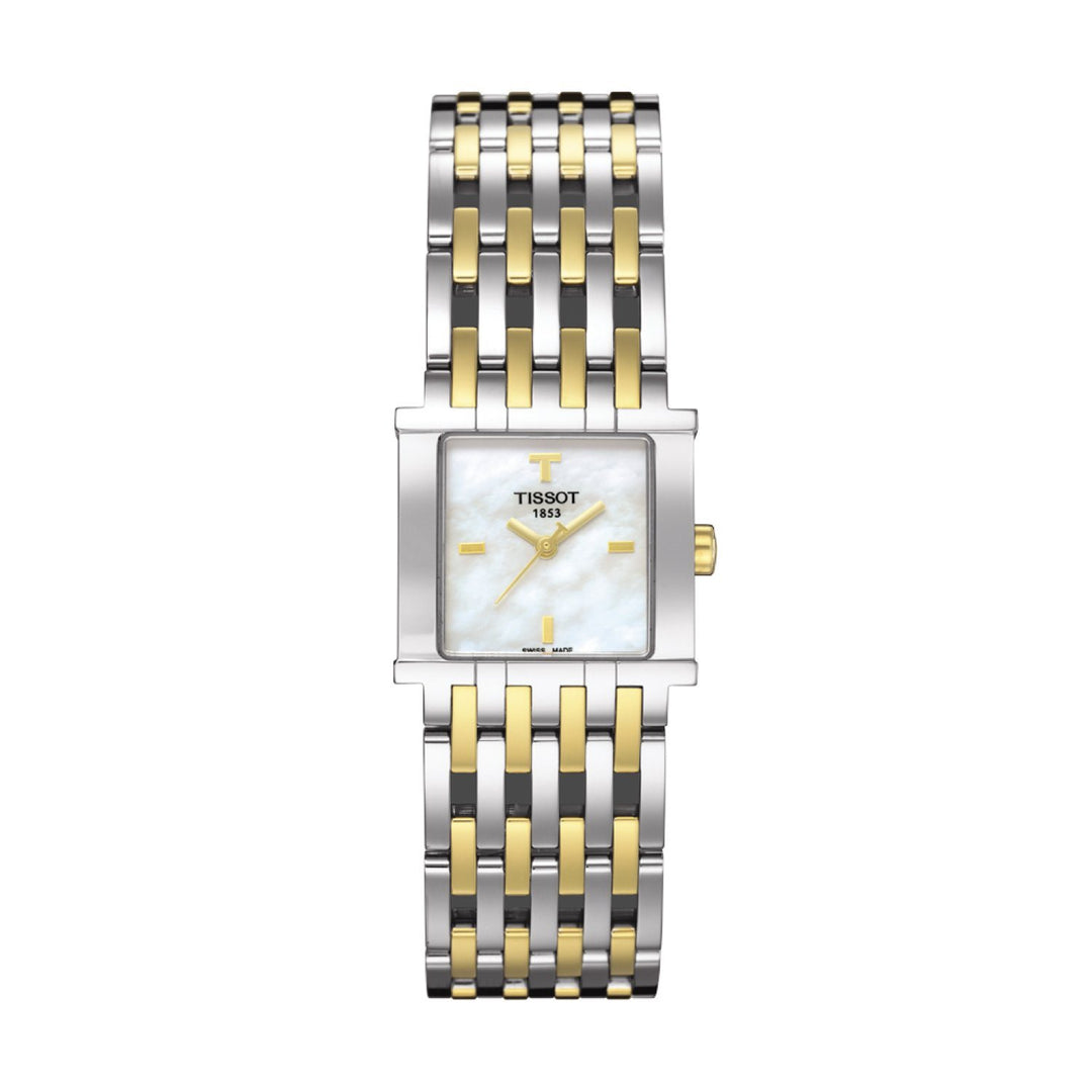 Tissot 16.8mm Six-T Two-Tone Coated Steel Bracelet image