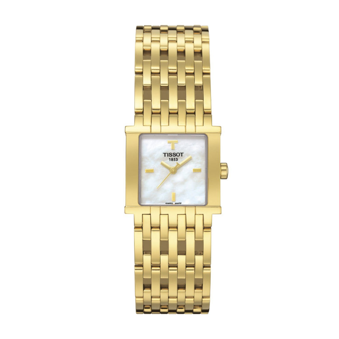 Tissot 16.8mm Six-T Gold Coated Steel Bracelet image