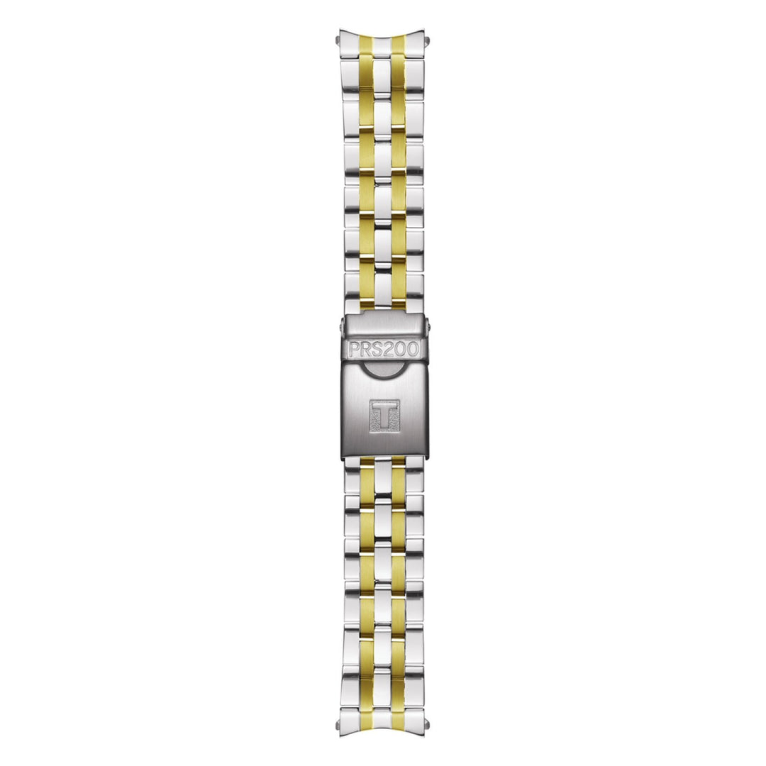 Genuine Tissot 19mm PRC200 Two-Tone Coated Steel Bracelet by Tissot