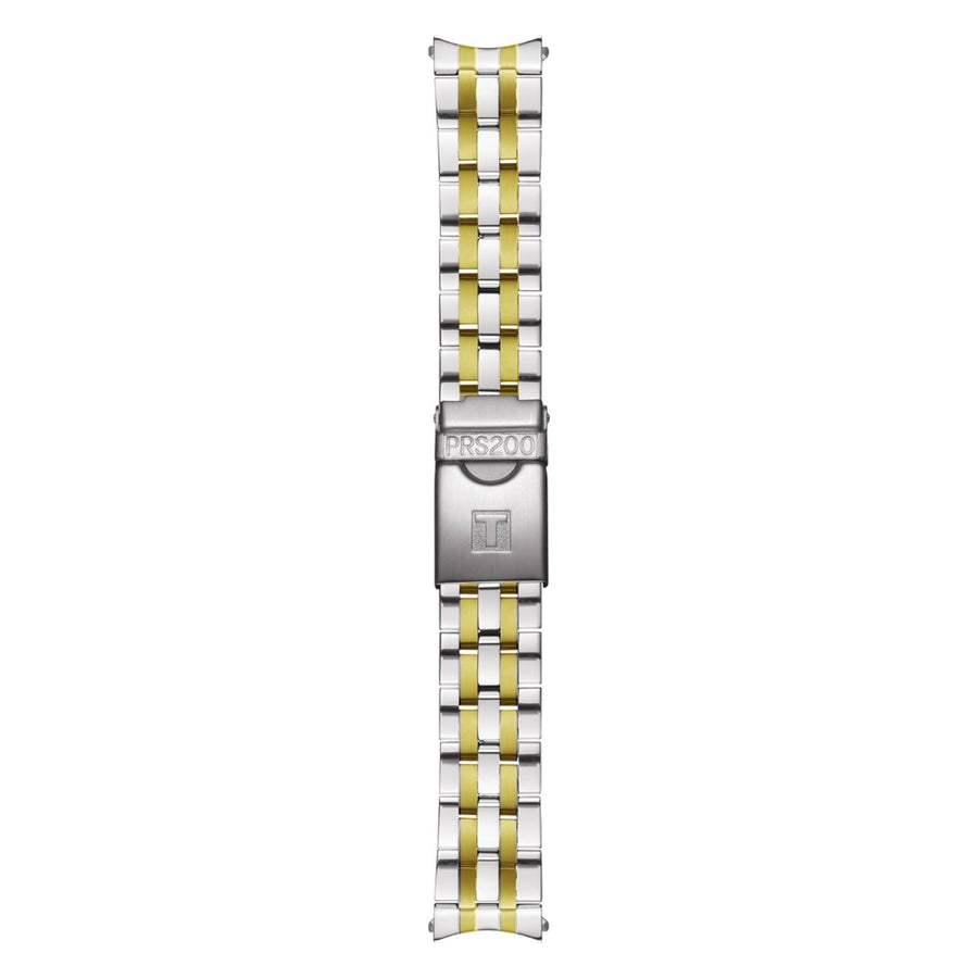 Genuine Tissot 19mm PRC200 Two-Tone Coated Steel Bracelet by Tissot