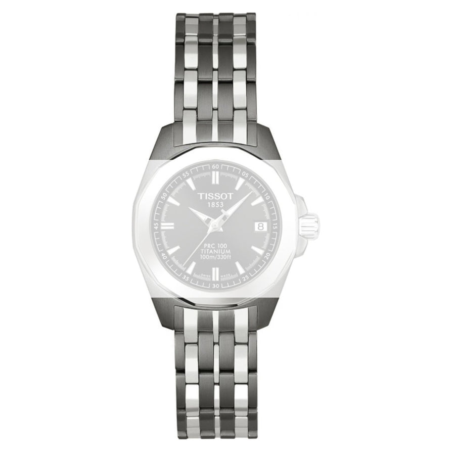 Genuine Tisso t14mm PRC 100 Titanium Link Bracelet by Tissot