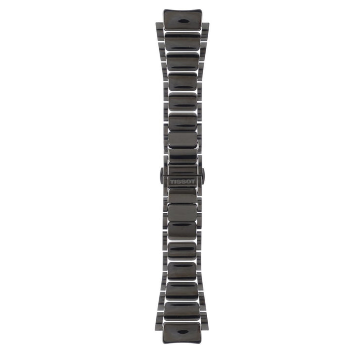 Genuine Tissot 27mm T-Moments ll Black Coated Steel Bracelet by Tissot