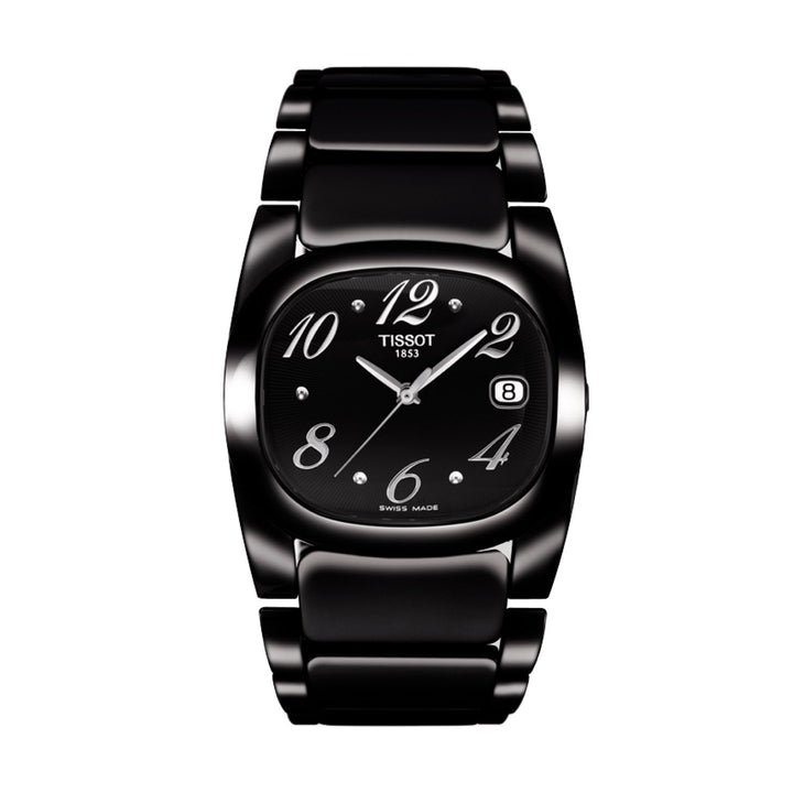 Tissot 27mm T-Moments ll Black Coated Steel Bracelet image