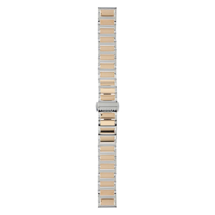 Genuine Tissot 16mm Happy Chic Two-Tone Rose Coated Steel Bracelet by Tissot