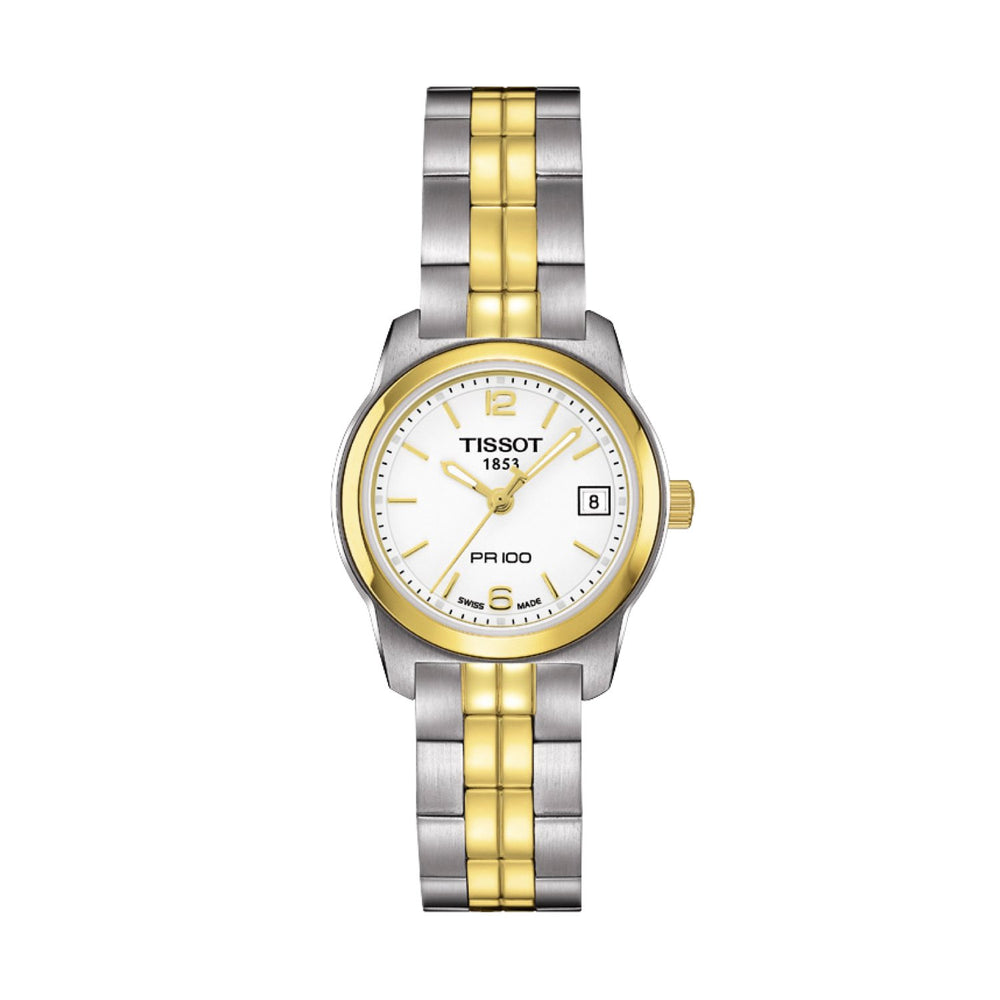 Tissot 12mm PR 100 Two-Tone Coated Steel Bracelet image