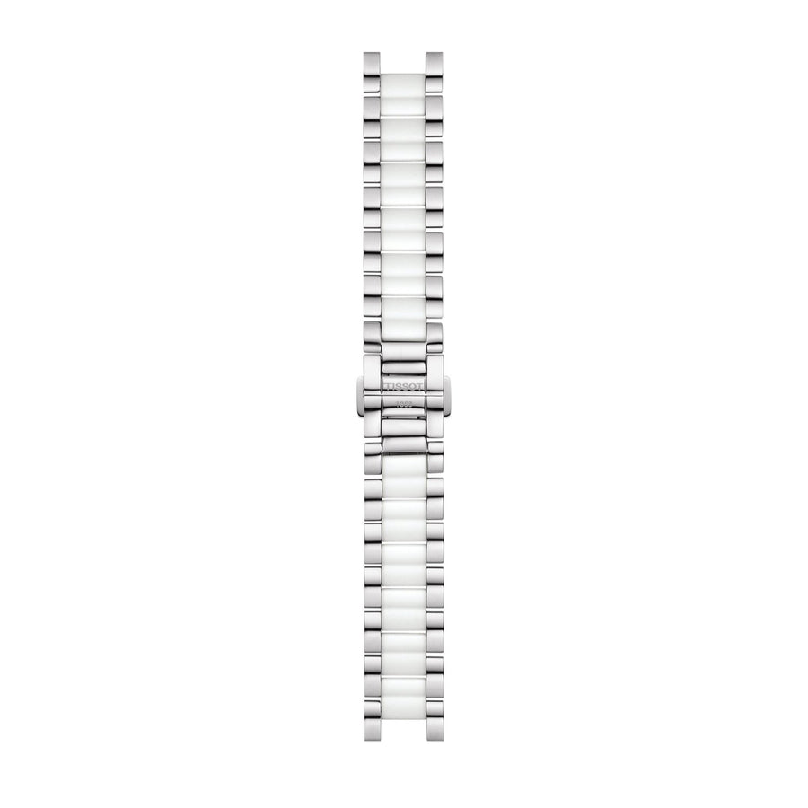 Tissot 16mm Ceramic White ceramic and steel bracelet image