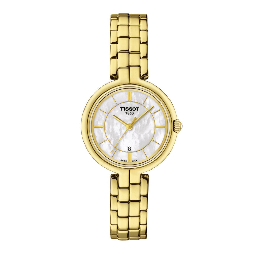 Tissot 12mm Flamingo Gold Coated Steel Bracelet image