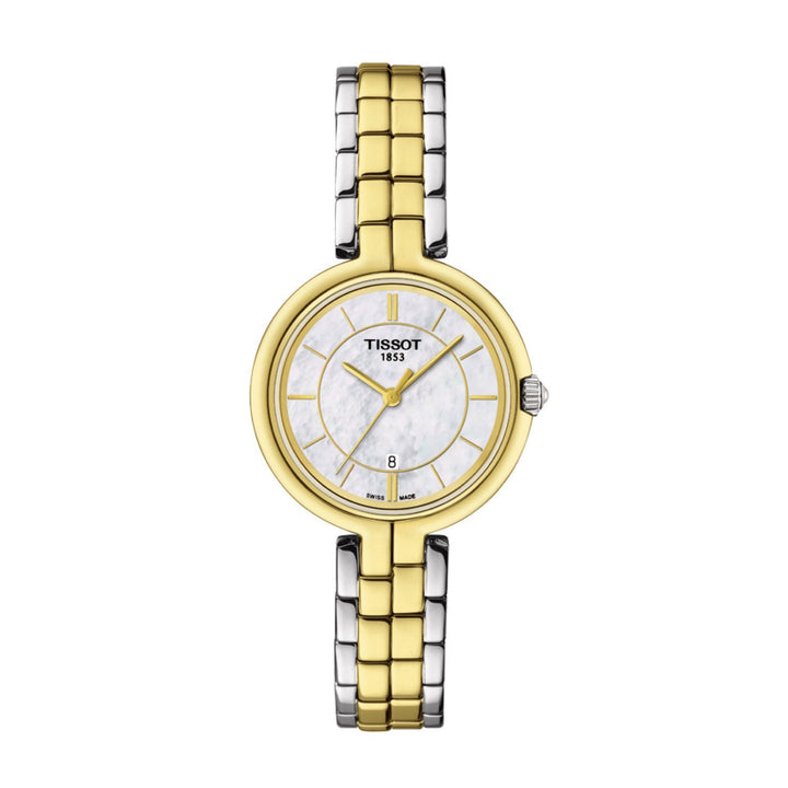 Tissot 12mm Flamingo Two-Tone Coated Steel Bracelet image