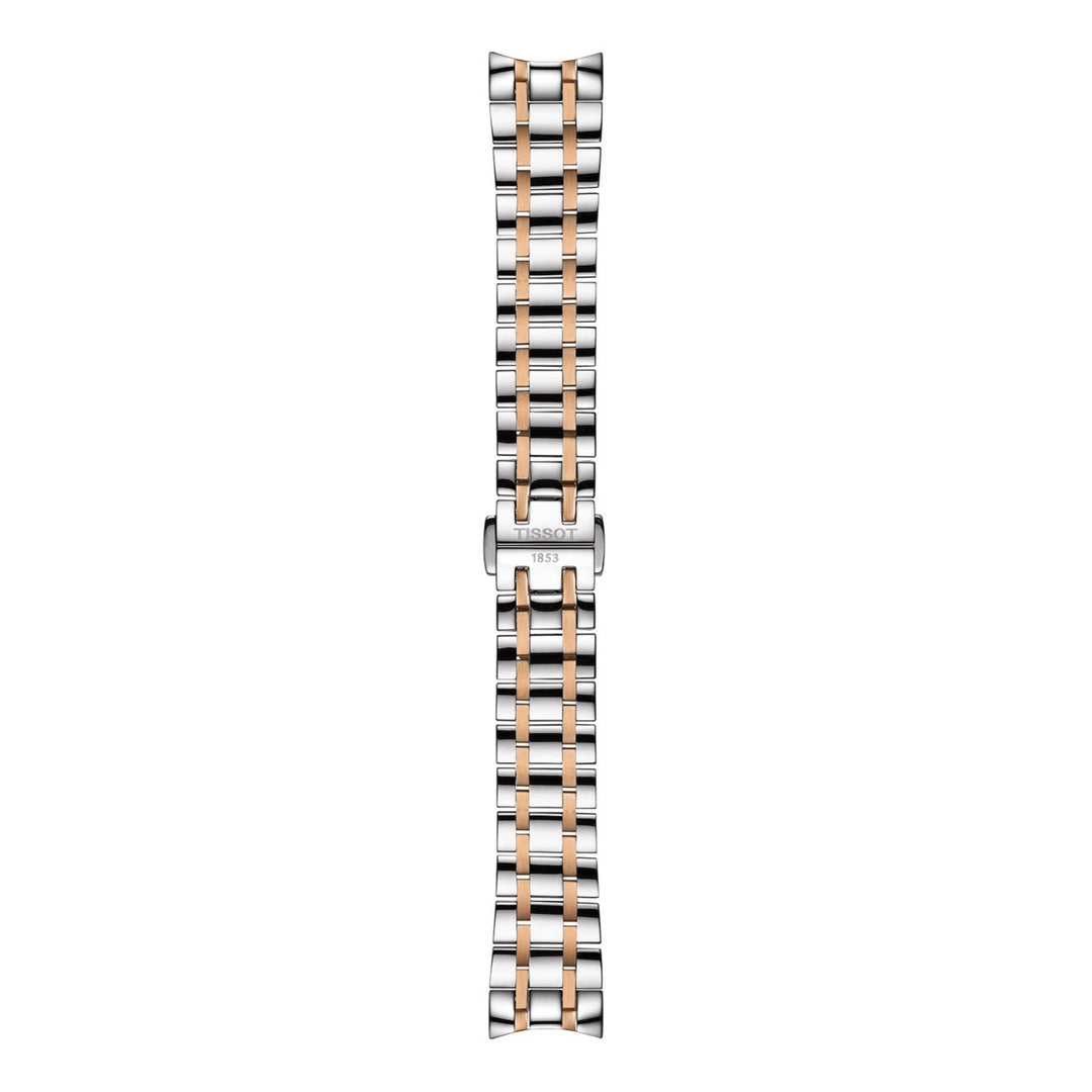 Genuine Tissot 16mm Chemin Des Tourelles Two-Tone Rose Coated Steel Bracelet by Tissot