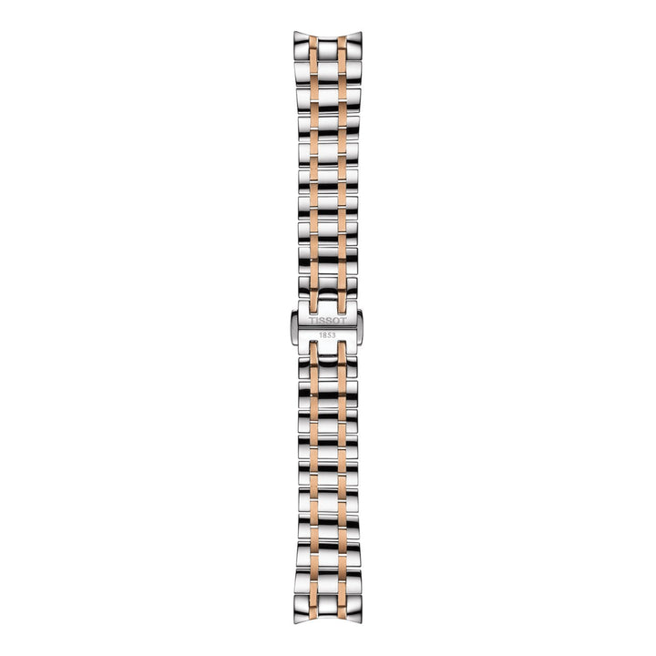 Genuine Tissot 16mm Chemin Des Tourelles Two-Tone Rose Coated Steel Bracelet by Tissot