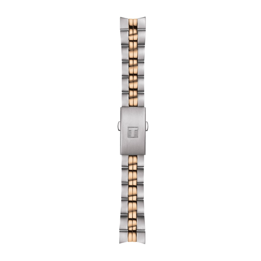 Genuine Tissot 16mm PR 100 Two-Tone Rose Coated Steel Bracelet by Tissot