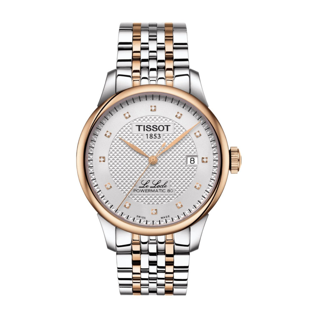 Tissot 19mm Le Locle Two-Tone Rose Coated Steel Bracelet image