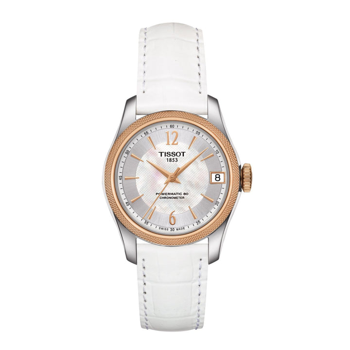 Tissot 16mm Ballade White Leather Strap without Buckle image