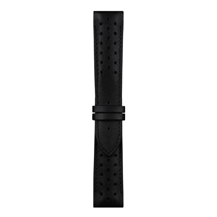 Genuine Tissot 22mm V8 Black Leather Strap without Buckle by Tissot