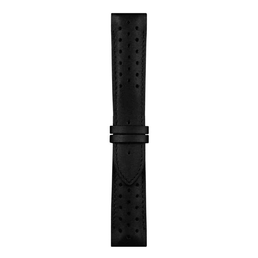 Genuine Tissot 22mm V8 Black Leather Strap without Buckle by Tissot