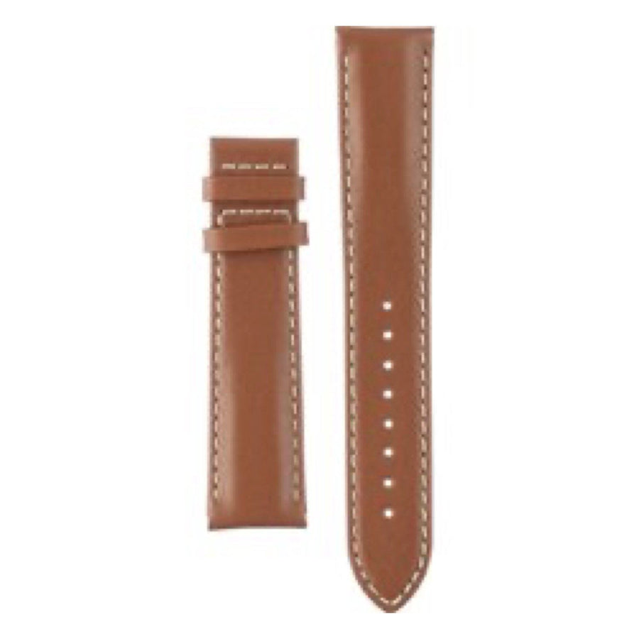 Tissot 20mm Gentleman Brown leather strap without buckle image