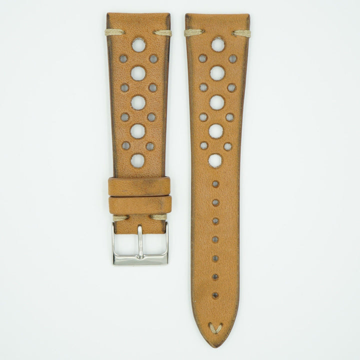 Alder Tan Vintage Racing Leather Watch Strap image