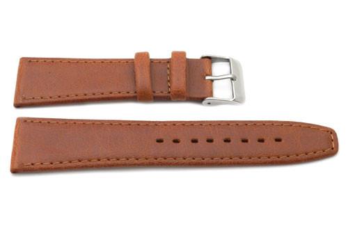 Genuine Soft Calfskin Leather German Design Textured Smooth Watch Strap image