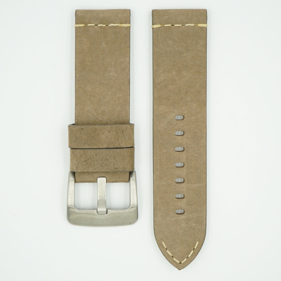 Thick Vintage Taupe Leather Strap image