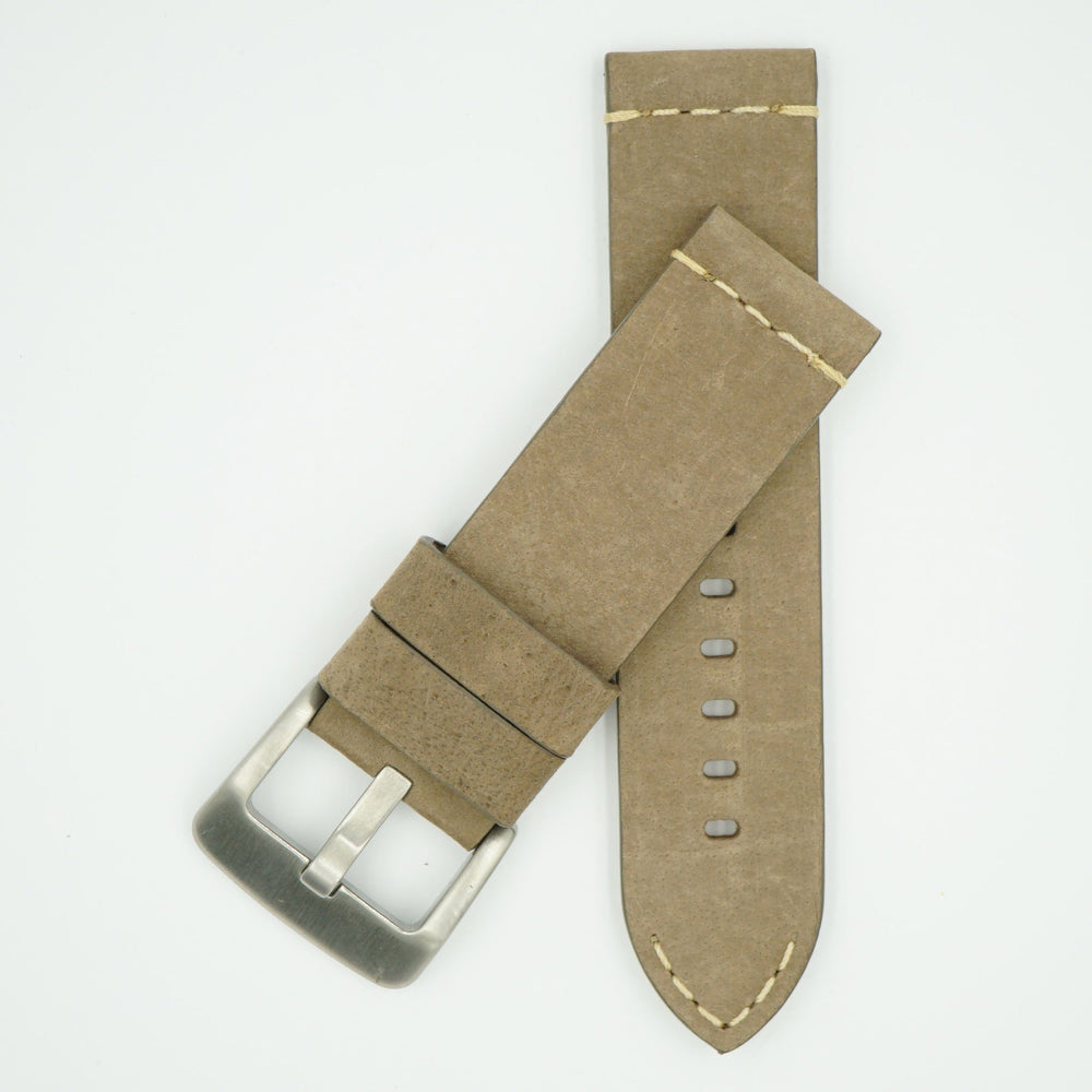 Thick Vintage Taupe Leather Strap image