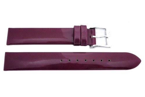 ZRC Varnished Series Genuine Calf Leather Waterproof Watch Strap image