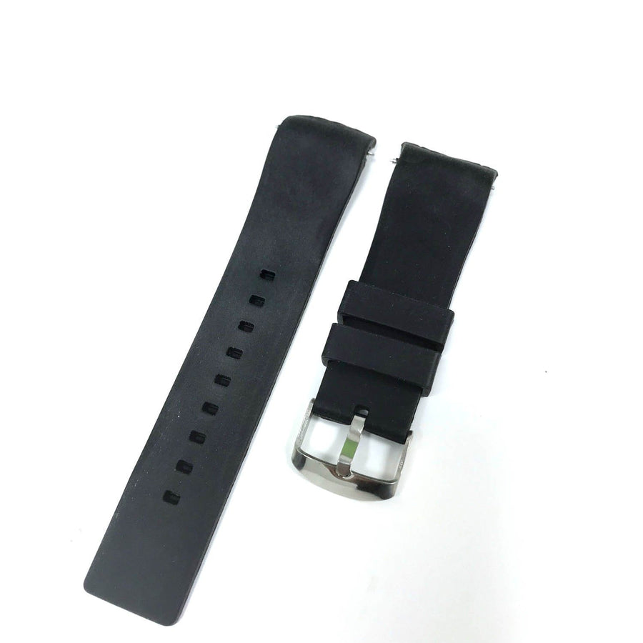 Fits Citizen Black 24mm Rubber Eco-Drive Professional 300M Watch Strap image